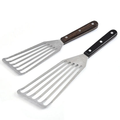 LxowStainlessSteelSlottedTurnerFishSpatulaWithWoodenHandleKitchenToolsbyLeesephjpg