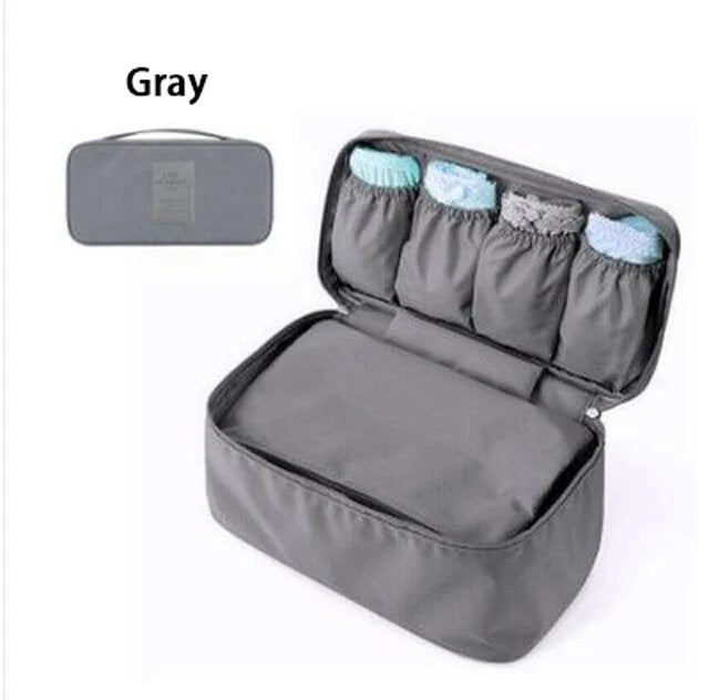 Compact undergarment organizer with handle