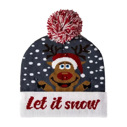 a2RDNewYearLEDChristmasHatSweaterKnittedBeanieChristmasLightUpKnittedHatChristmasGift