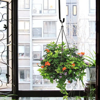 8pbeFloralWreathHangerOverTheDoorLargeWreathMetalHookForChristmasEasterWreathFrontDoo
