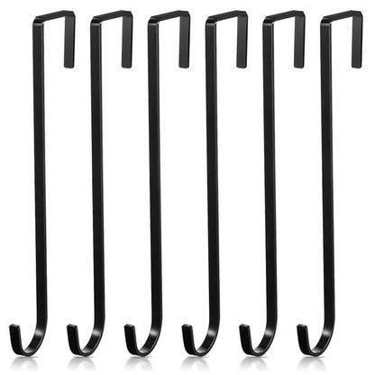 2AHrFloralWreathHangerOverTheDoorLargeWreathMetalHookForChristmasEasterWreathFrontDoo