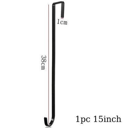 5sgsFloralWreathHangerOverTheDoorLargeWreathMetalHookForChristmasEasterWreathFrontDoo