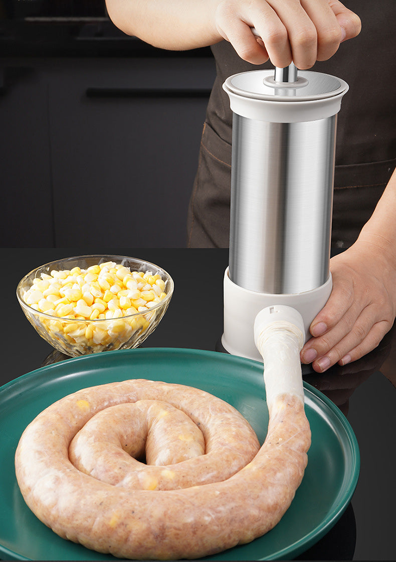 Sausage Stuffer with 4 Different Sizes Stuffing Tubes 2