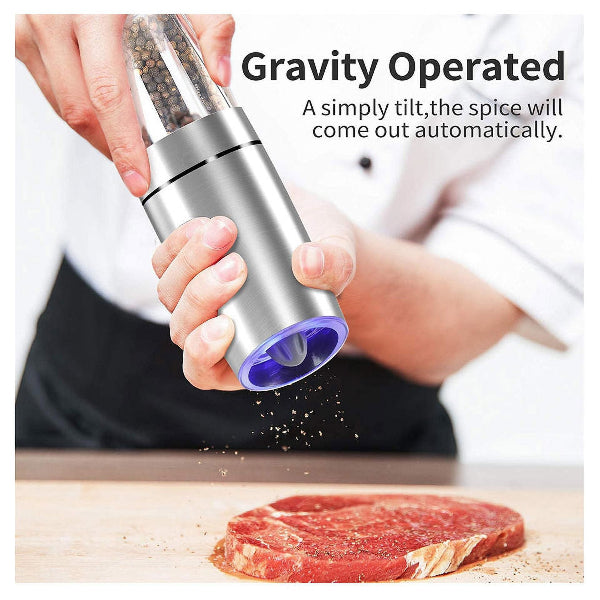 Gravity Electric Pepper and Salt Grinder Set 3