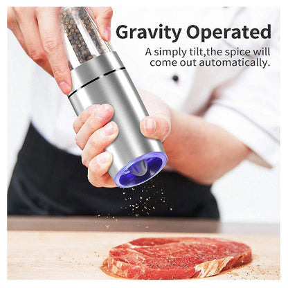 Gravity Electric Pepper and Salt Grinder Set 3