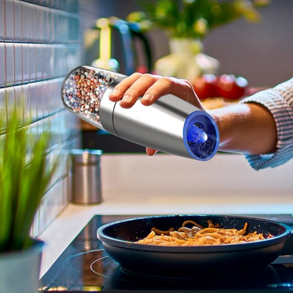 Gravity Electric Pepper and Salt Grinder Set