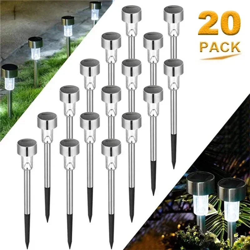 Solar Powered Garden Lights: Waterproof Landscape Lighting for Pathway Decoration