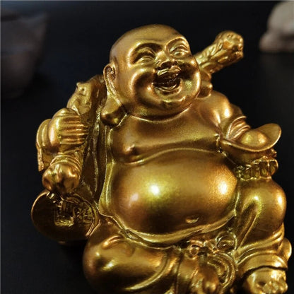 S5rUGoldenLaughingBuddhaStatueChineseFengShuiLuckyMoneyMaitreyaBuddhaSculptureFigurines