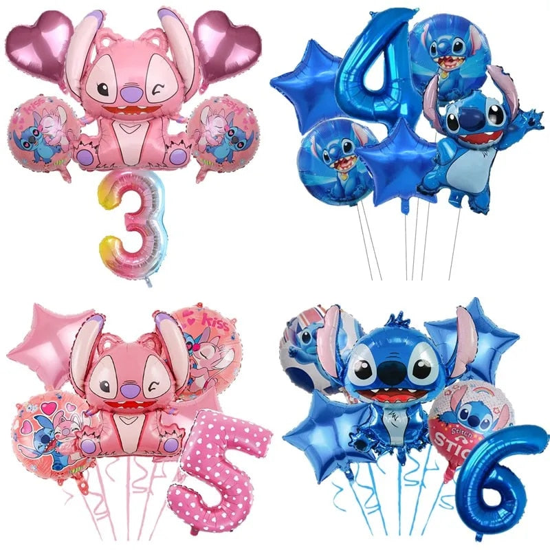 Lilo & Stitch Pink Foil Balloon: Perfect Decor for Boy-Girl Birthday & Baby Shower!