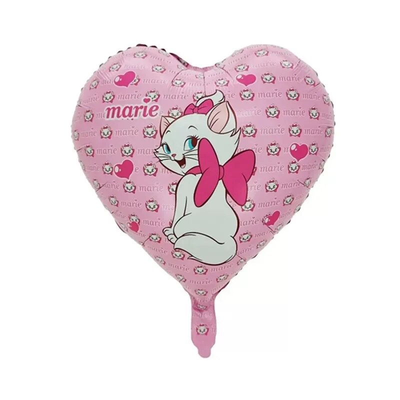 PiBKMarieCatBalloonsSet32inchNumberBalloonGirlsFavorBirthdayPartyDecorationDisneyMarie