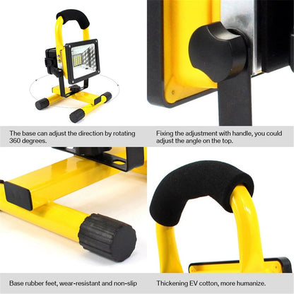 Zs8E30WLEDPortableRechargeableFloodlightWaterproofSpotlightBatteryPoweredSearchlightOutdoo