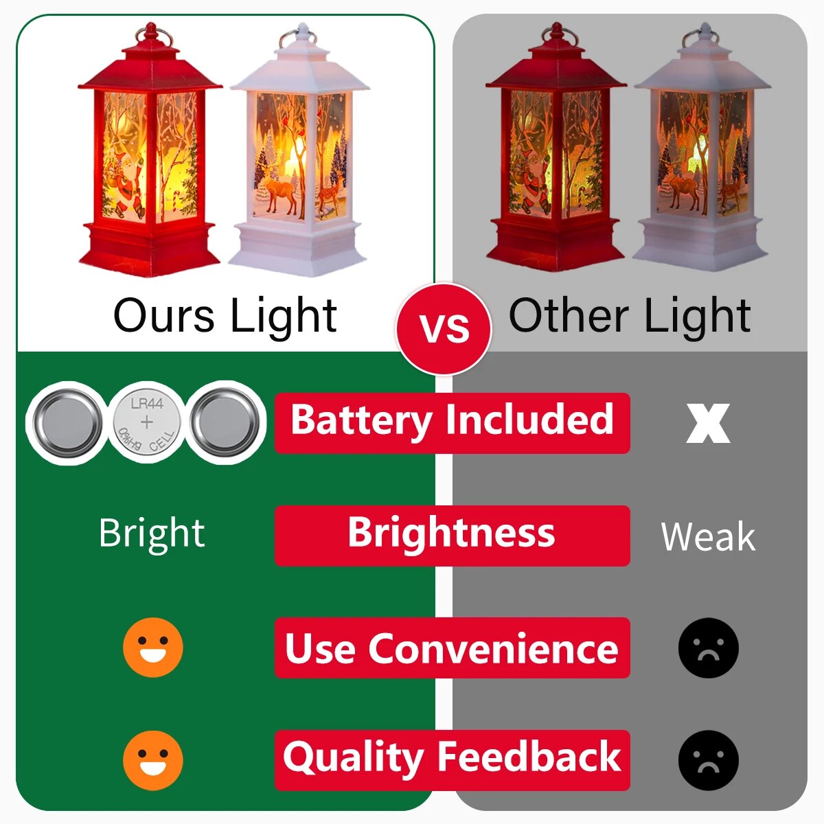 UtmCChristmasLanternLightMerryChristmasDecorationsforHome2023NavidadChristmasTreeOrnamen