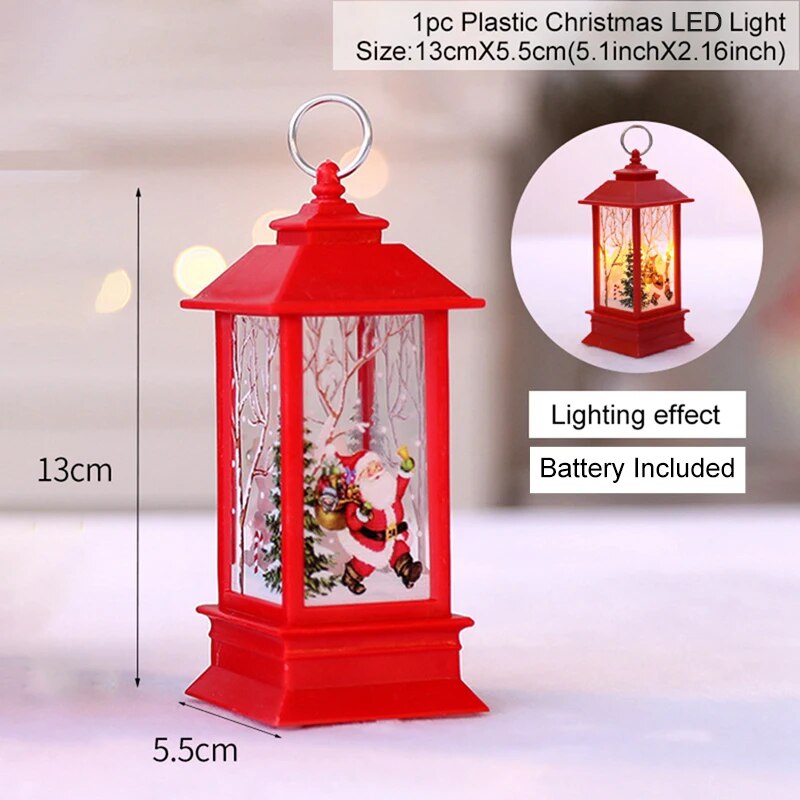 QN8ZChristmasLanternLightMerryChristmasDecorationsforHome2023NavidadChristmasTreeOrnamen