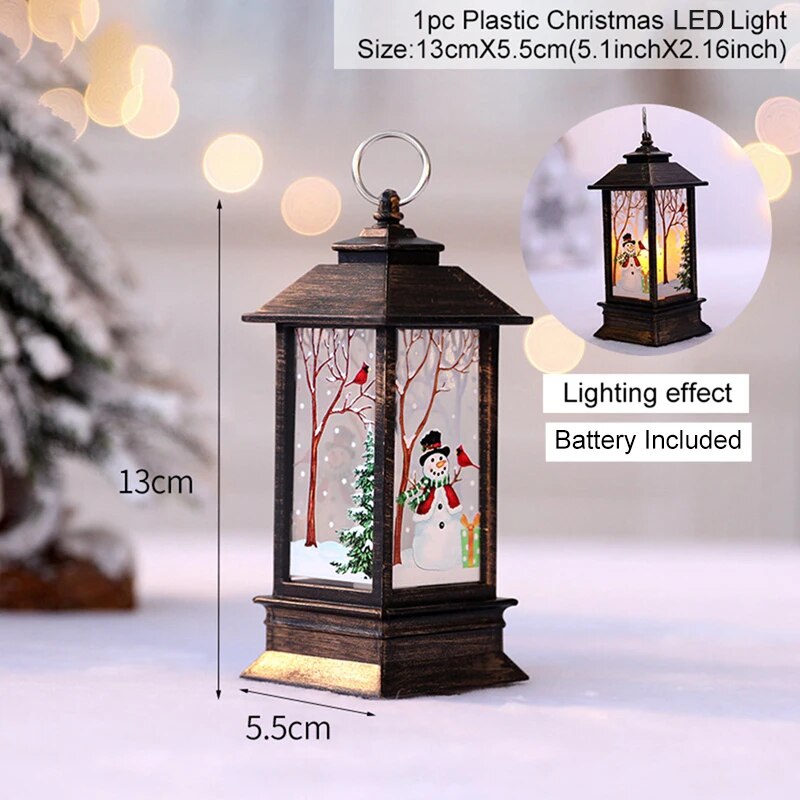 4SvuChristmasLanternLightMerryChristmasDecorationsforHome2023NavidadChristmasTreeOrnamen