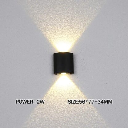 me0tUpandDownLEDWallLampWaterproofIP65AluminiumInteriorWallLightForBedroomLivingRoom