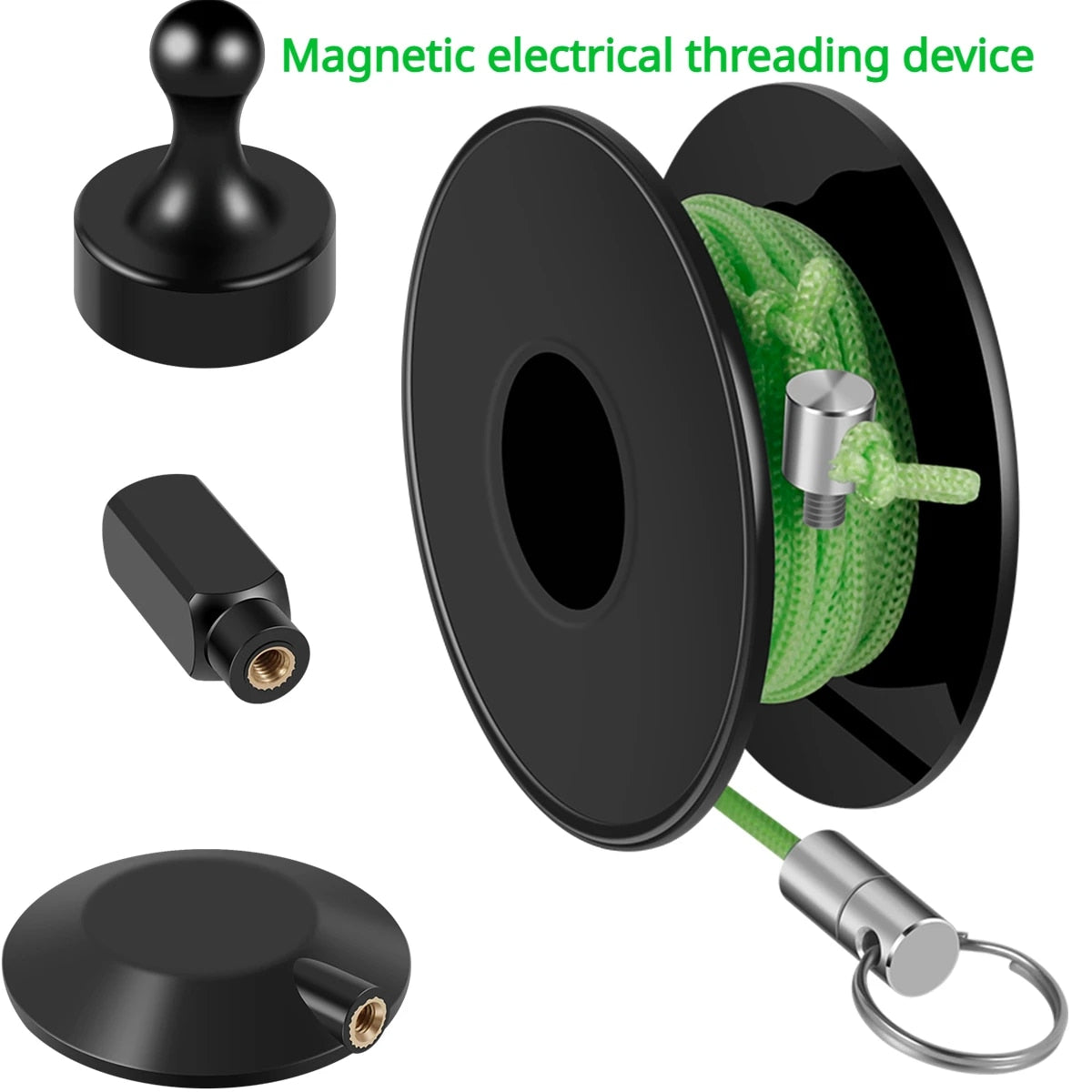 2023 Professional Magnetic Wiremag Puller: Cable Fishing Guide Tool for Outdoor & Office Repair