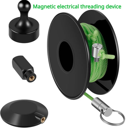 2023 Professional Magnetic Wiremag Puller: Cable Fishing Guide Tool for Outdoor & Office Repair