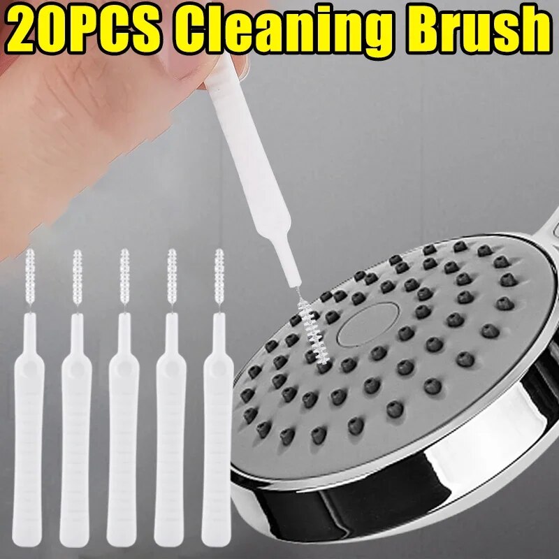 Micro Nylon Shower Head Cleaning Brush for Household - Anti-clogging Tool for Bathroom, Toilet, Phone Hole & Pore Gap