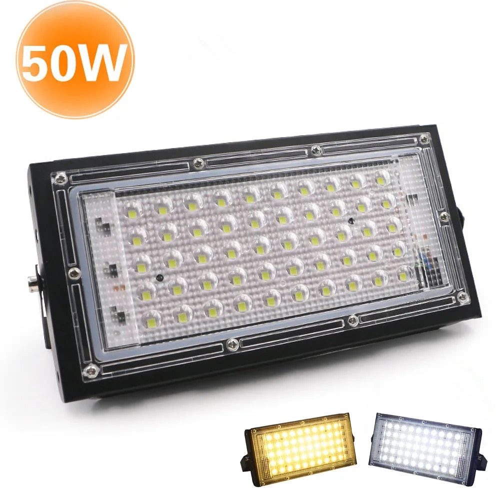 50W LED Flood Light | IP65 Waterproof Garden Lamp - Outdoor Lighting