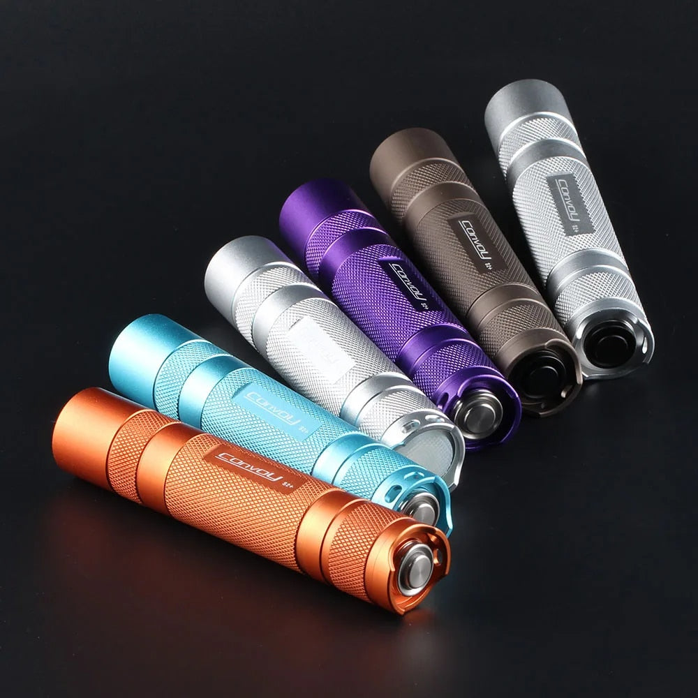 b9pNConvoyS2PlusSST40FlashlightLinternaLEDHighPowerful18650FlashLight1800lmCampingFish