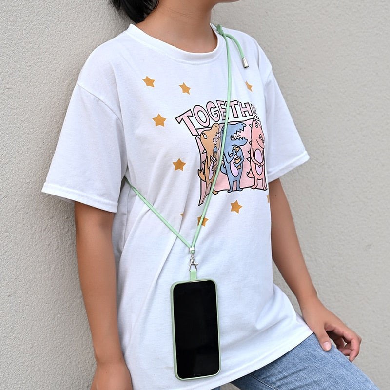 c9O9PhoneLanyardAdjustableDetachableCordLanyardStrapForMobilePhoneChainAccessoriesCellP