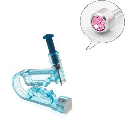 pP4j124PcsDisposableSterileEarPiercingUnitCartilageTragusHelixPiercingGunNoPainPierce
