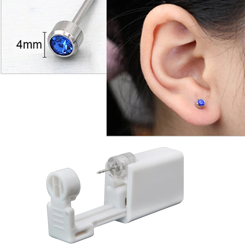 Gt20124PcsDisposableSterileEarPiercingUnitCartilageTragusHelixPiercingGunNoPainPierce