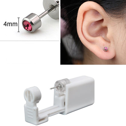 wxHD124PcsDisposableSterileEarPiercingUnitCartilageTragusHelixPiercingGunNoPainPierce