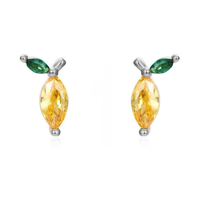 zavPKEYOUNUOGoldFilledStudEarringsSetForWomenEarCuffsColorfulZirconDangleHoopEarrings