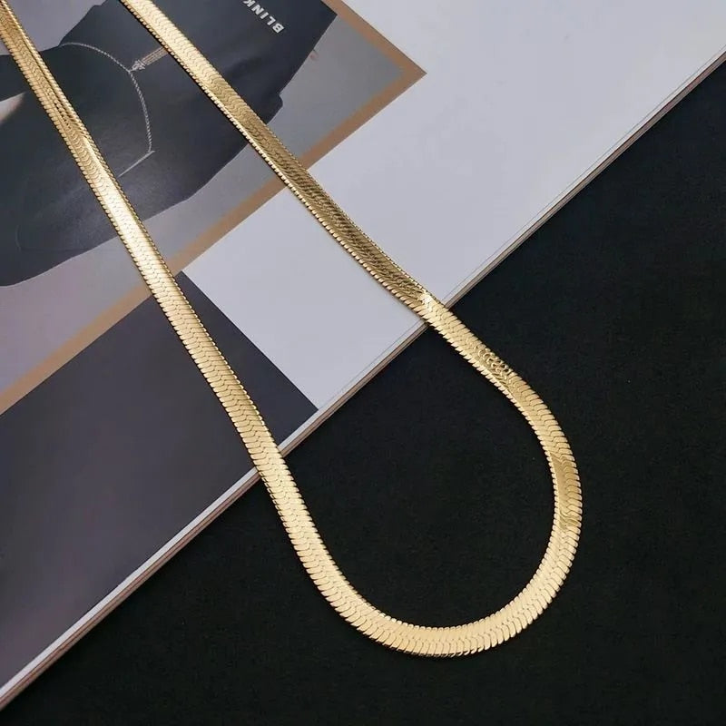 iBGV925-Sterling-silver-18K-Gold-4MM-Flat-chain-Necklace-for-Women-Luxury-Fine-Jewelry-wedding-gift.jpg
