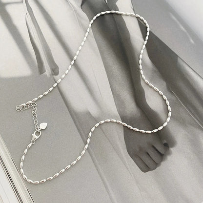 Rkh6925-Sterling-Silver-Necklace-With-Simple-Geometric-Beads-Choker-Shiny-And-Delicate-Collarbone-Chain-For-Women.jpg