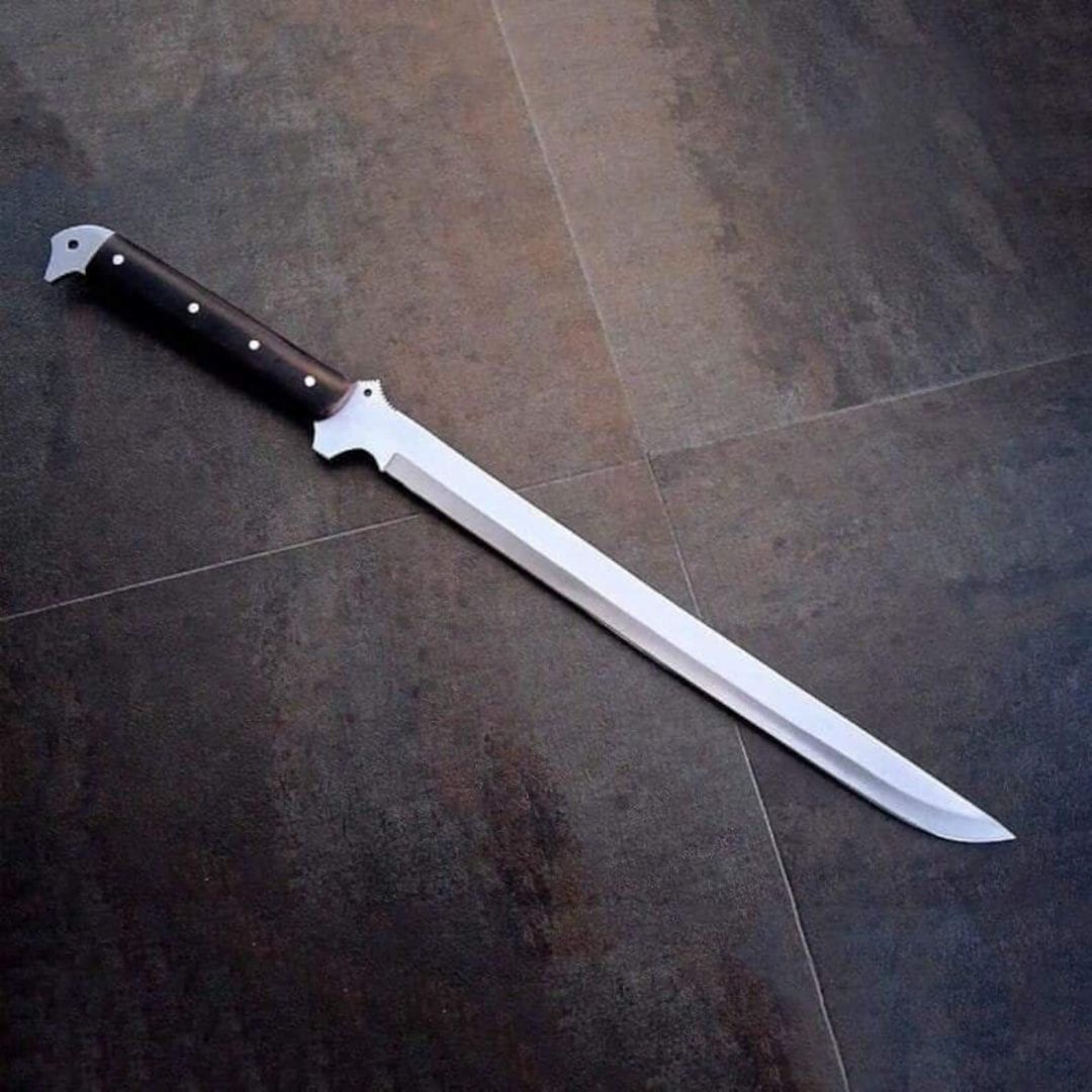 Custom Handmade Sword Full Tang Hunting Sword Survival Outdoor Sword Camping (1).jpg