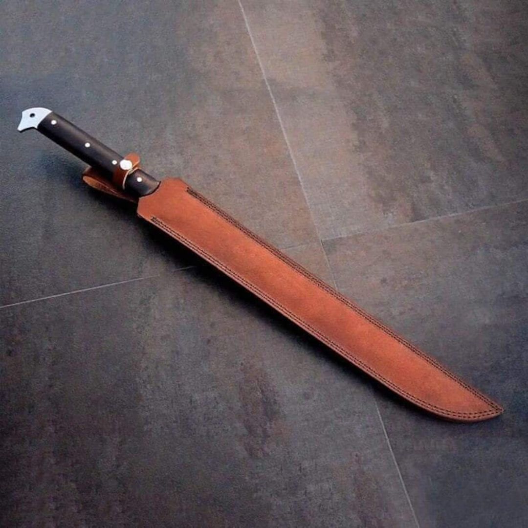 Custom Handmade Sword Full Tang Hunting Sword Survival Outdoor Sword Camping (3).jpg