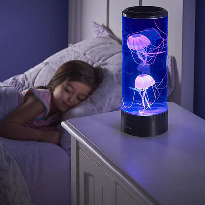 Captivating Underwater Magic - LED Jellyfish Lava Lamp & Aquarium for Kids and Adults, USB, Color-Changing2