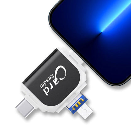 Multi-Port 4 in 1 Universal SD TF Card Reader 1