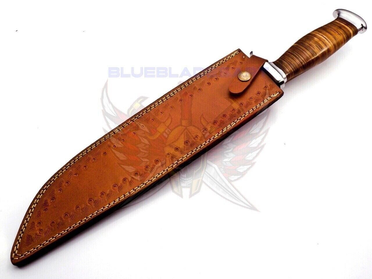 16 Inch Handmade Full Tang Bowie Hunting Knife for sale