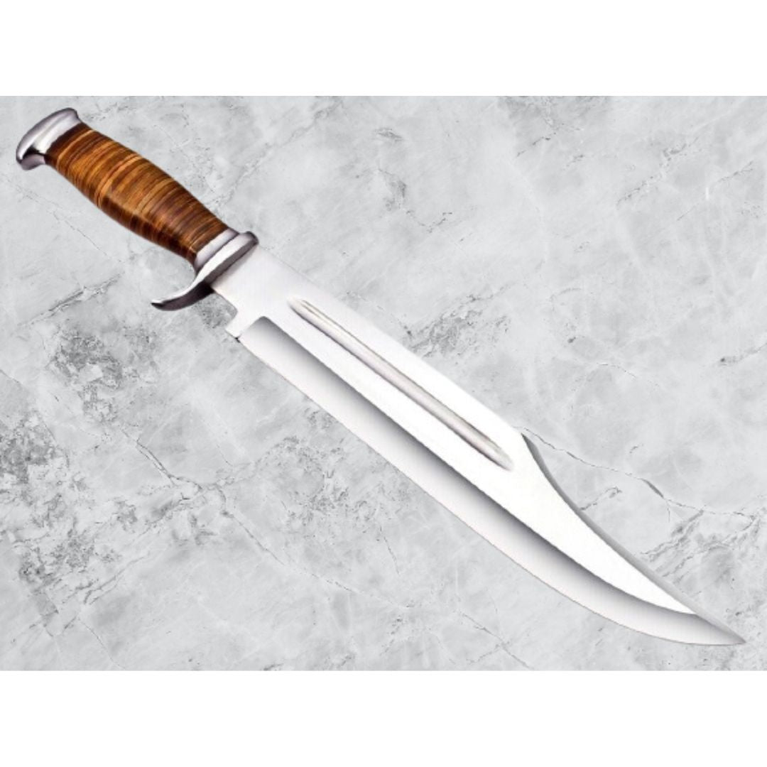 Bowie Knife Full Tang Hunting Bowie Survival Knife Outdoor Camping Gift For Anniversary Gift Knife New