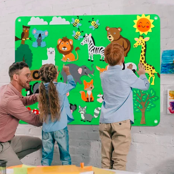 Interactive Imagination Playground Zoo