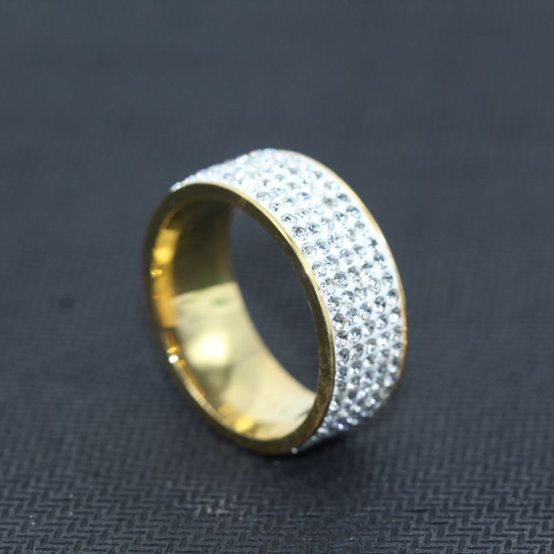 SatMShineSilverandGoldColorWomenRingRoundInlaidWhiteZirconRingforWomenMenEngagementj