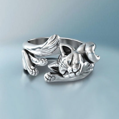 Mm39FrogToadAnimalRingsforWomenmenArtisticDesignRetroOpeningResizableUnisexFemaleState