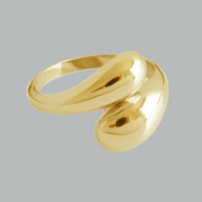 FJB1Minimalist925SterlingSilverWaterDropRingsforWomenCouplesEngagementJewelryNewTrendy