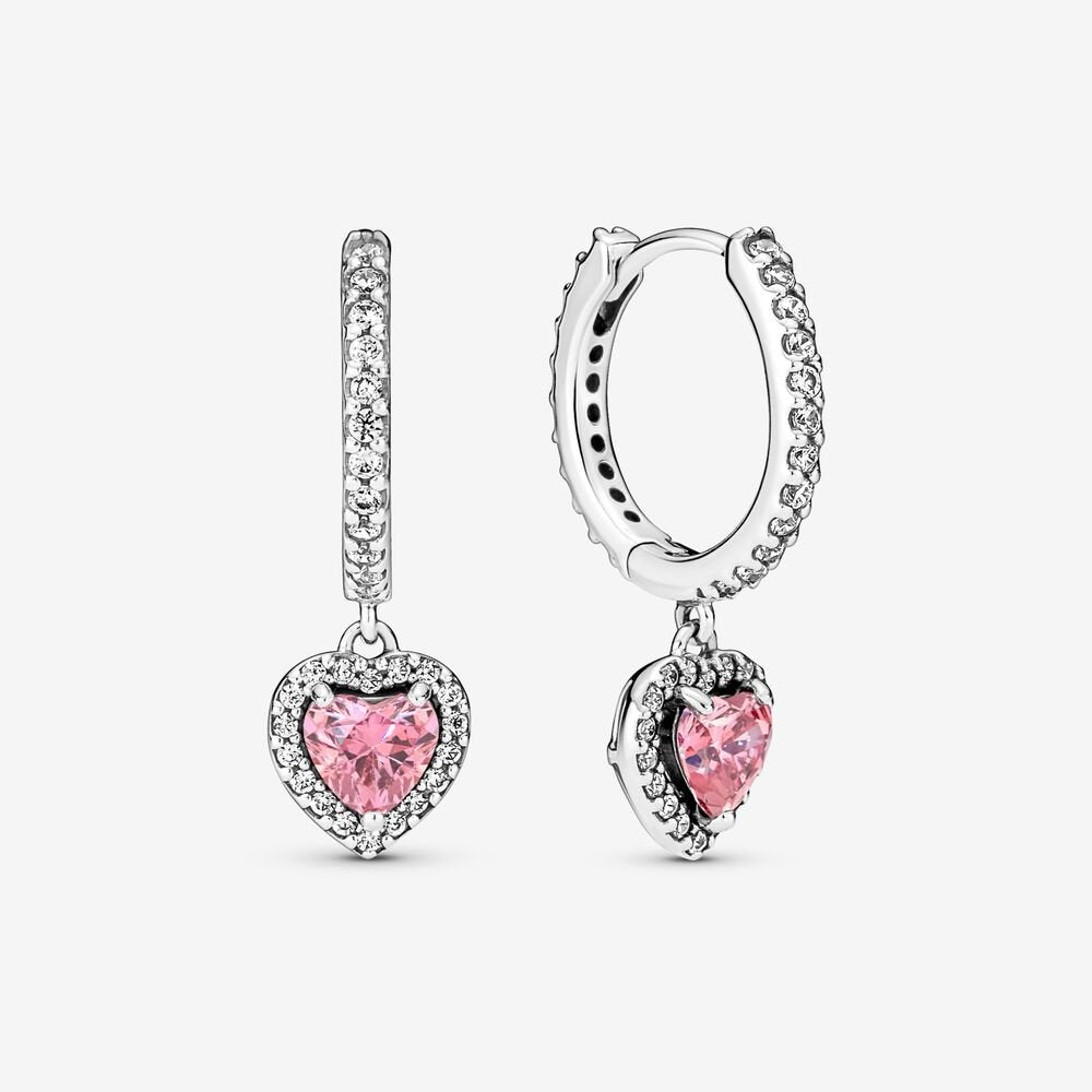ijijOriginal925SterlingSilverEarringsplatadeleySparklingLoveHeartEarStudsEarringsforW