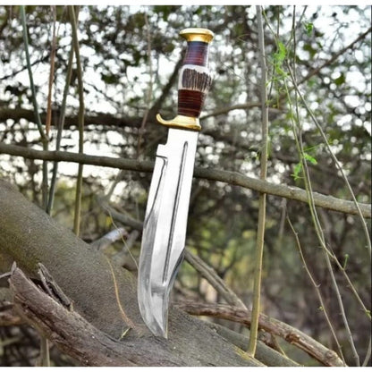 Buy Now Stag Handle Bowie Knife