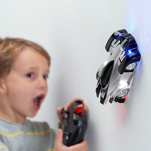 Remote Control Wall Climbing Car with LED Lights Black 1