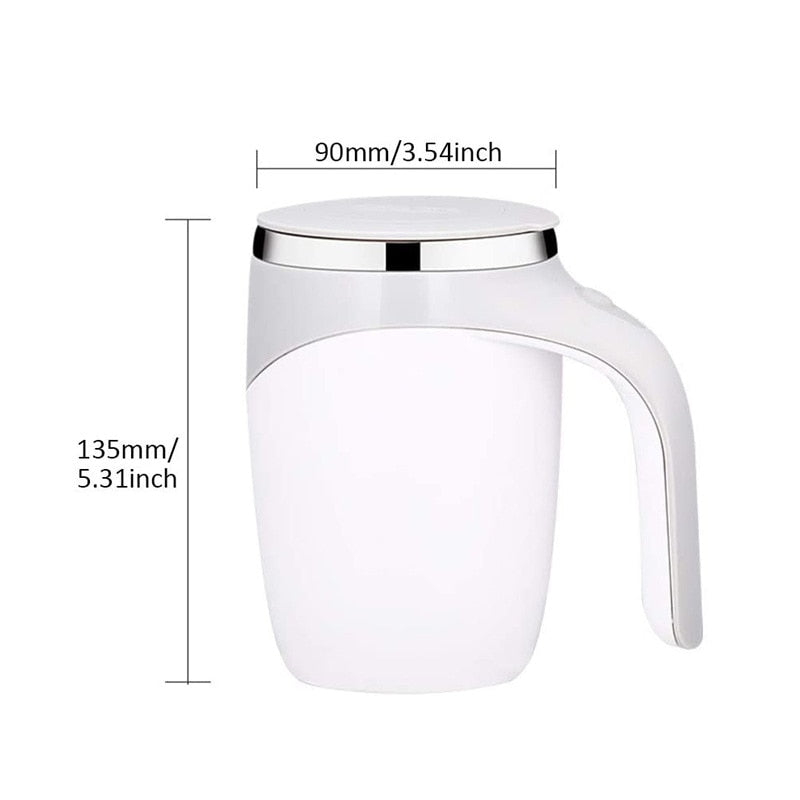 kJIsAutomaticStirringCupMugRechargeablePortableCoffeeElectricStirringStainlessSteelRotati