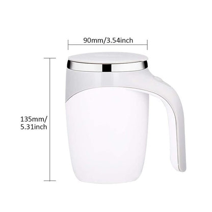 kJIsAutomaticStirringCupMugRechargeablePortableCoffeeElectricStirringStainlessSteelRotati