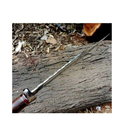 Toothpick Custom Handmade Bowie Knife Survival Bowie D2 Tool Steel Hunting Camping Knife Gift For Hi