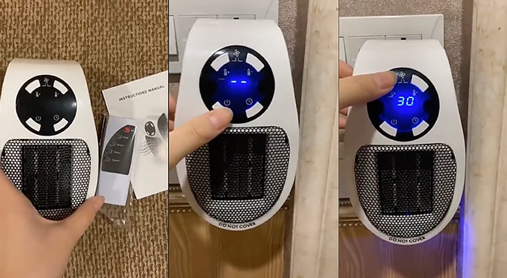 High Quality Portable Electric Ceramic Fan Heater 2