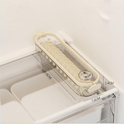 Fridge Storage Boxes With Lids 1 layer clear
