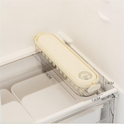 Fridge Storage Boxes With Lids  1 Layer white